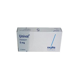 DIAZEPAM 5MG TABLETS X12  (UNIVAL)